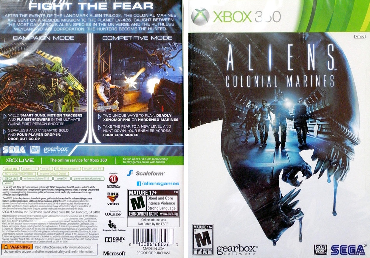 Aliens Colonial Marines (2013 Game from Sega & Gearbox) - AvPGalaxy