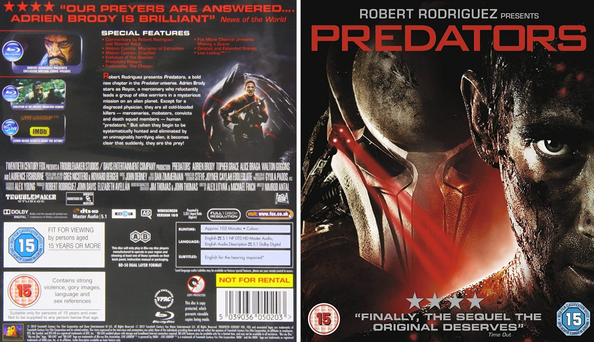 Predators DVDs & Blu-Rays - Alien vs. Predator Galaxy