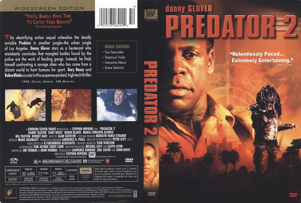 Predator 2 DVDs & Blu-Rays - AvPGalaxy