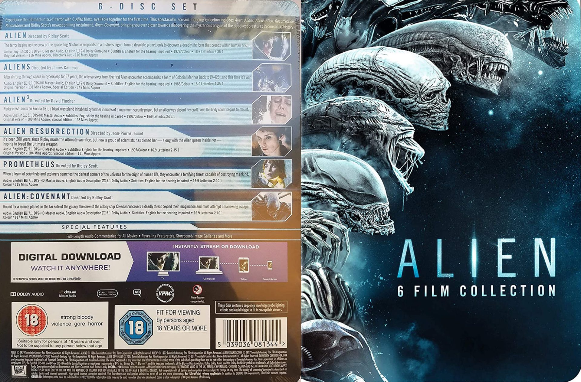 Aliens DVD & Blu-Ray Sets - AvPGalaxy