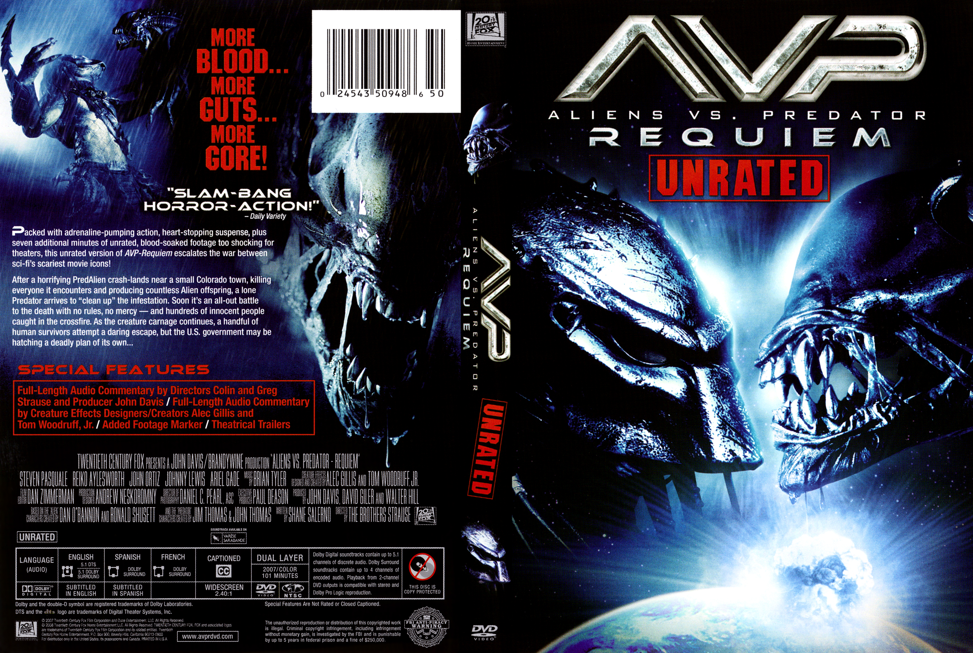 AvP Requiem DVDs & Blu-Rays - Alien vs. Predator Galaxy