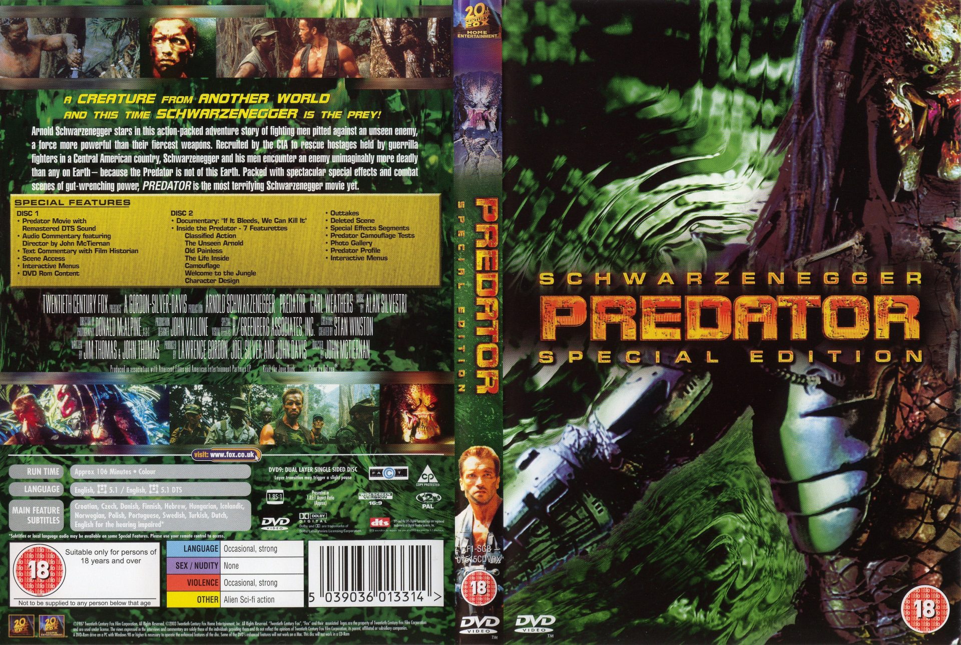 Predator DVD & Blu-Ray Sets - AvPGalaxy