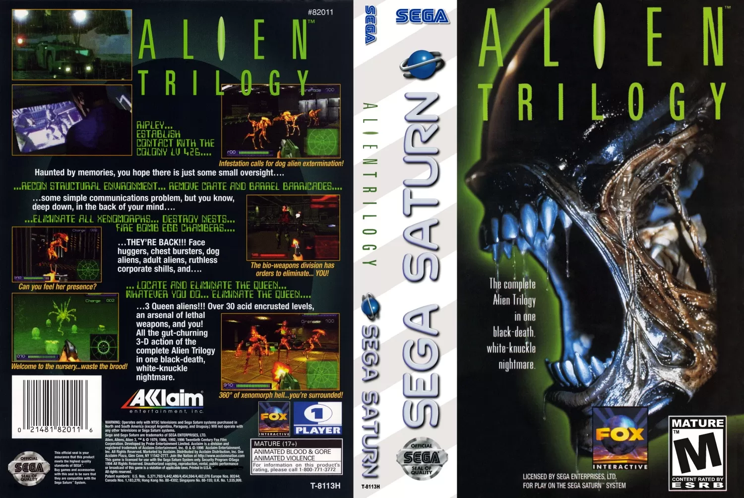 Alien Trilogy (1996 Aliens Game for PC, PS1 & Saturn) - AvPGalaxy